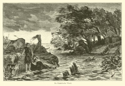 The Cimbrian flood by Willem II Steelink